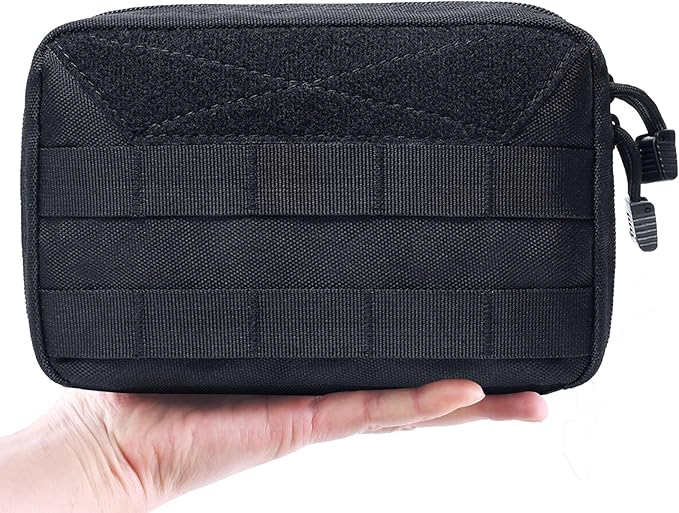 Azarxis Equipment Multi-Purpose Tactical EDC Admin MOLLE Pouch Utility Tools Bag Organizer Military Waist Belt Modular Attachment