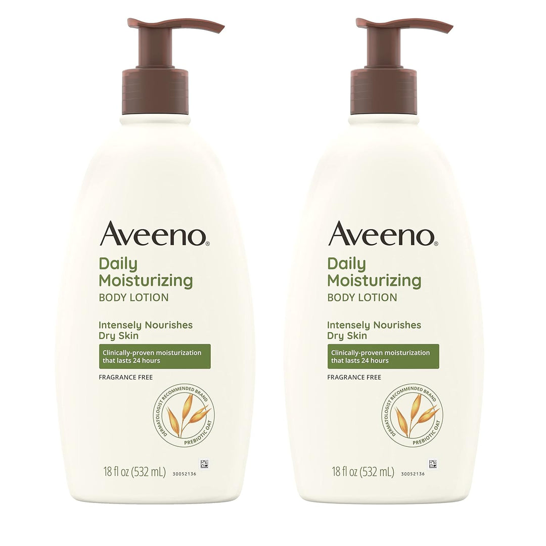 Aveeno Daily Moisturizing Lotion | 2-Pack | 20 Fl Oz Pump | Hydrating