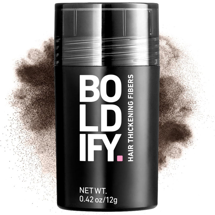 Boldify Hair Fibers | 12g Dark Brown | Thinning Hair Solution for Men & Women