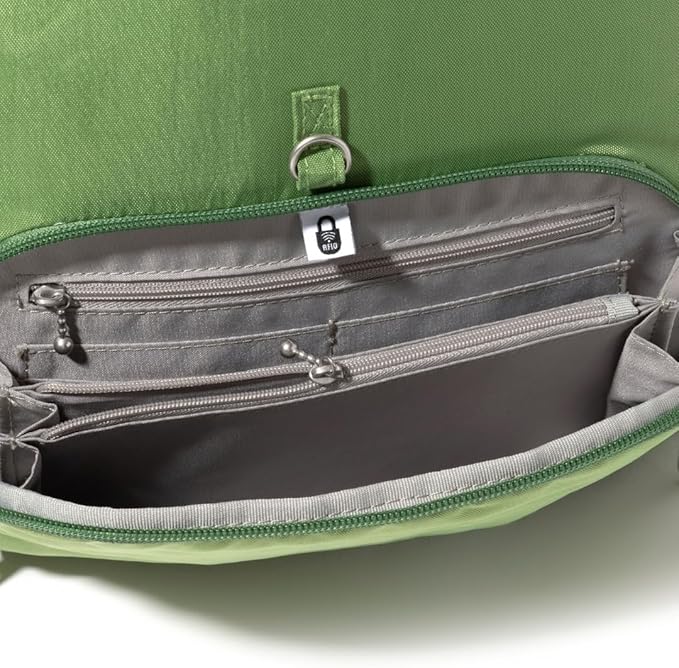 Baggallini Securtex Anti-theft Vacation Backpack for Women - Lightweight Travel Backpack Locking Zipper & RFID Wallet