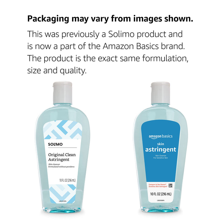 Amazon Basics Original Clean Astringent Skin Cleanser, Fresh Scent, 10 Fl Oz (Previously Solimo)