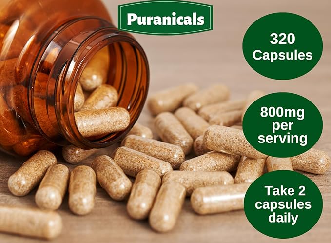 Fenugreek Premium 320 Capsules Non GMO and Gluten Free | Herbal Supplement | 800 mg Per Serving | Made with 100% Pure Herb Fenugreek Seed Powder (Trigonella foenum-graecum)