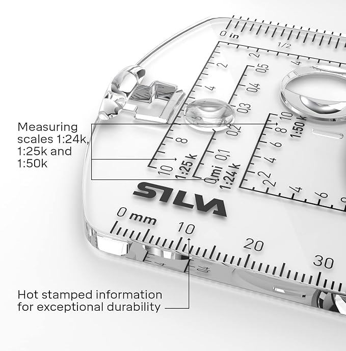 Silva Expedition S Compass | Night-Enabling Luminous Markings | Perfect for Navigation, Hiking, Trekking and Hunting