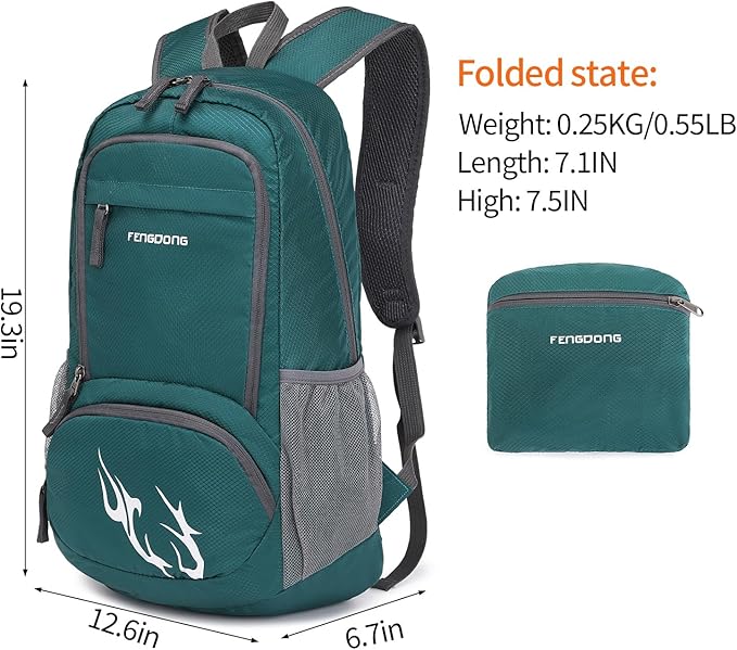 35L Lightweight Foldable Waterproof Packable Travel Small Hiking Backpack Daypack for men women