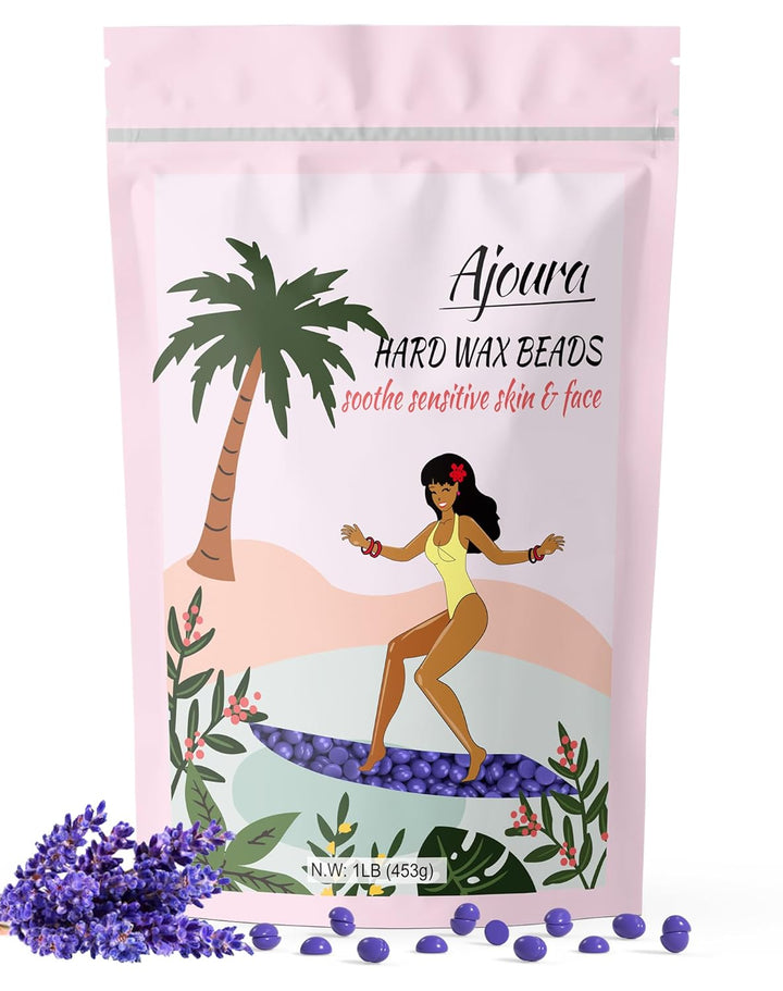 1Lb Hard Rose Wax Beans | Full Body Hair Removal | Refill for Wax Warmer