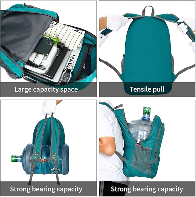 35L Lightweight Foldable Waterproof Packable Travel Small Hiking Backpack Daypack for men women