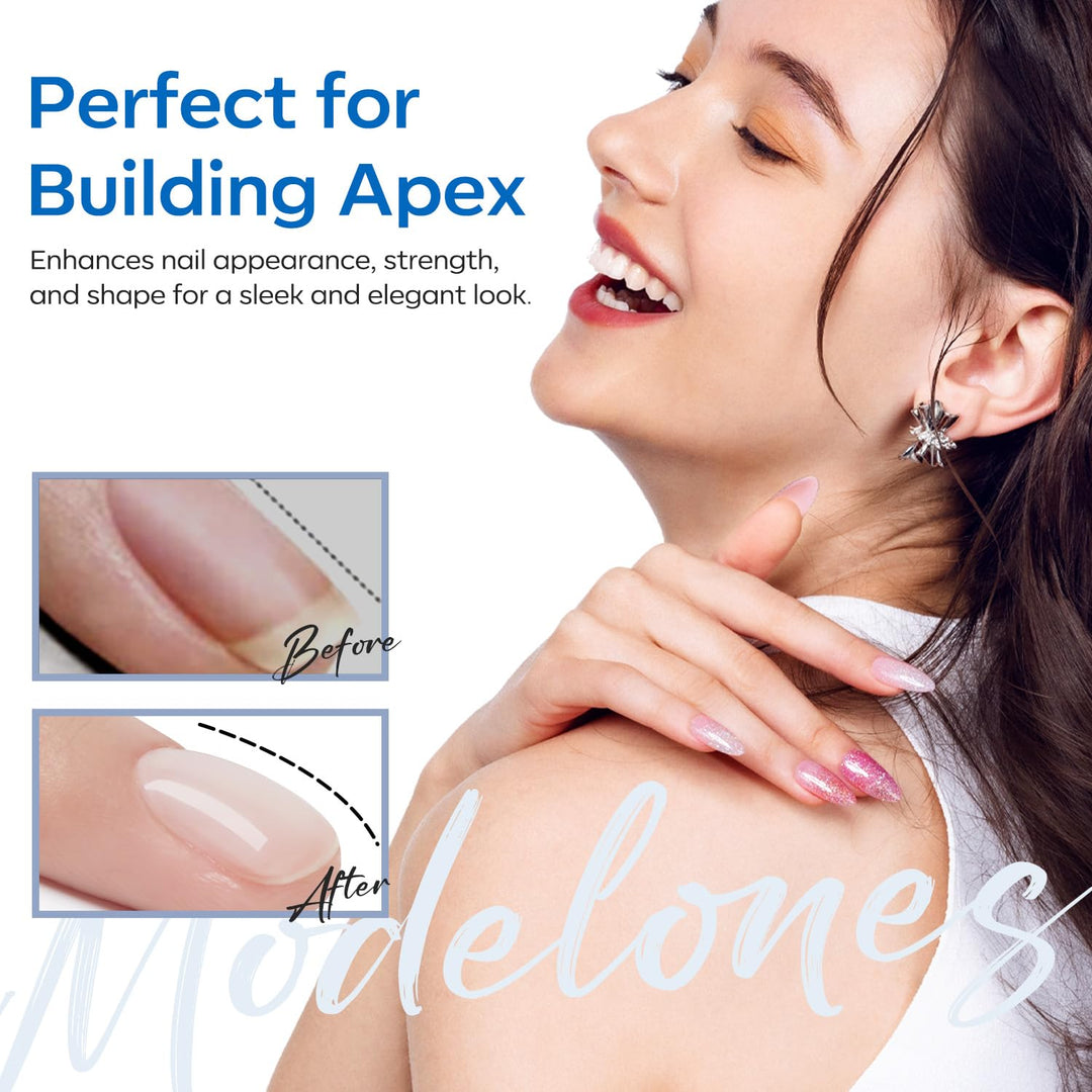 Builder Gel | Jelly Pink 6-In-1 Rubber Base Coat for Fragile Nails