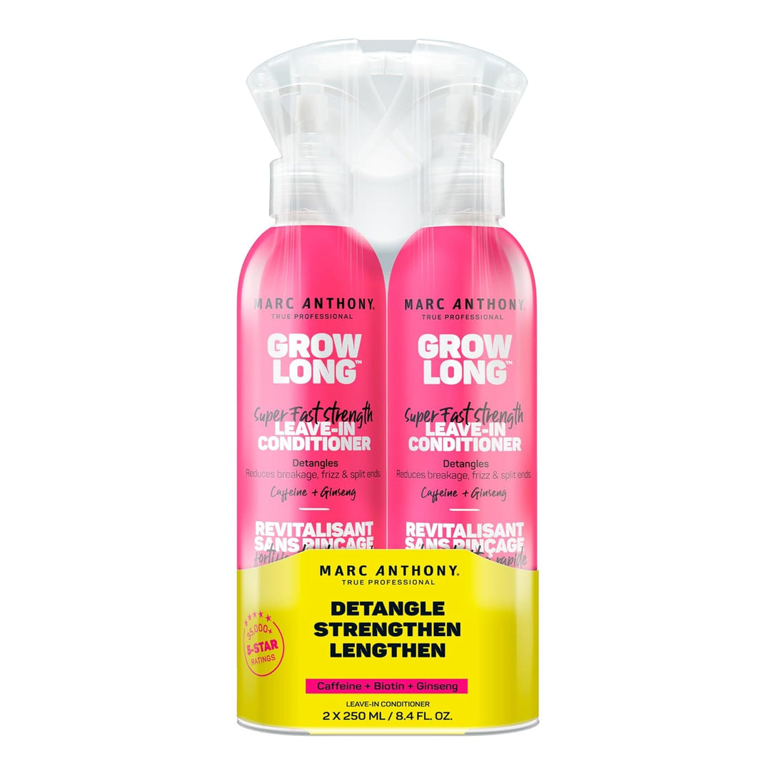Marc Anthony Leave-In Conditioner Spray | Biotin Anti-Frizz Detangler for Curly, Damaged Hair