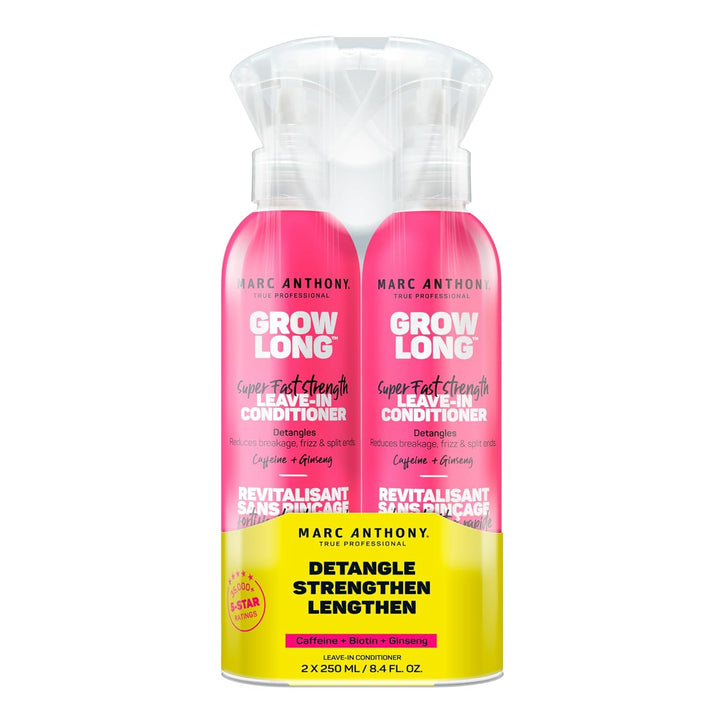 Marc Anthony Leave-In Conditioner Spray | Biotin Anti-Frizz Detangler for Curly, Damaged Hair