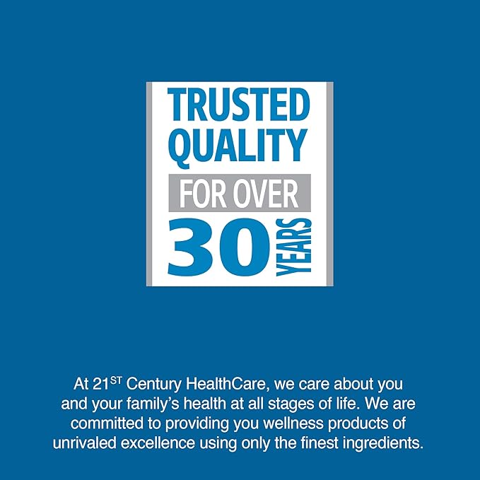 21st Century Sentry Senior Men 50Plus Tablets, White Unscented 100 Count (Pack of 2)