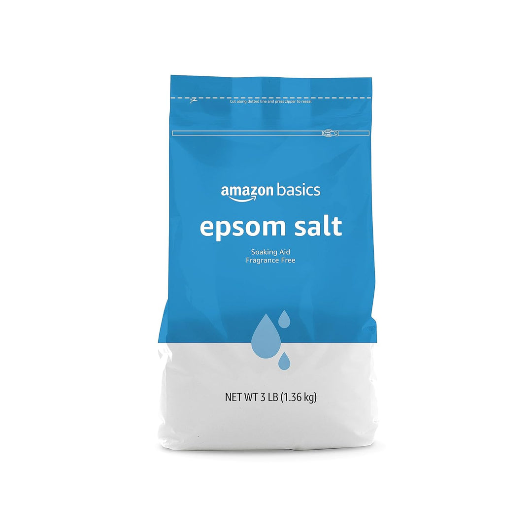 Epsom Salt Soak | Magnesium Sulfate USP | 3 lb | 6-Pack for Relaxation
