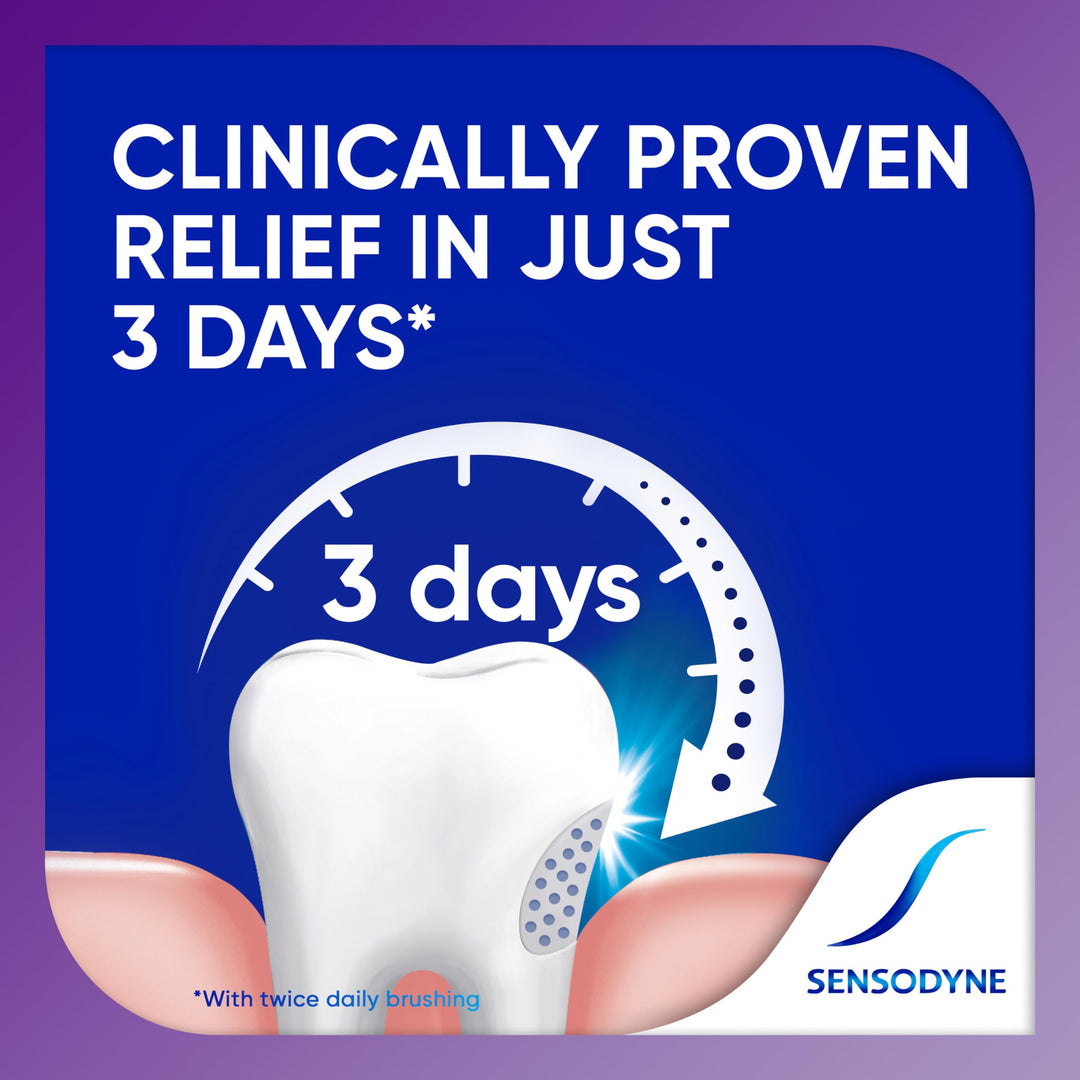 Sensodyne Rapid Relief Sensitive Toothpaste, Cavity Prevention and Sensitive Teeth Treatment - 3.4 Ounces