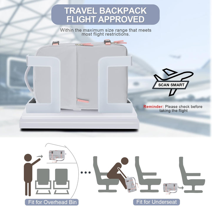Extra Large Backpack For Traveling On Airplane Carry On Backpack For Women Men Airline Approved Personal Item Bag For Airlines Gym Bag For Women Men With Shoe Compartment Waterproof Hiking Backpack