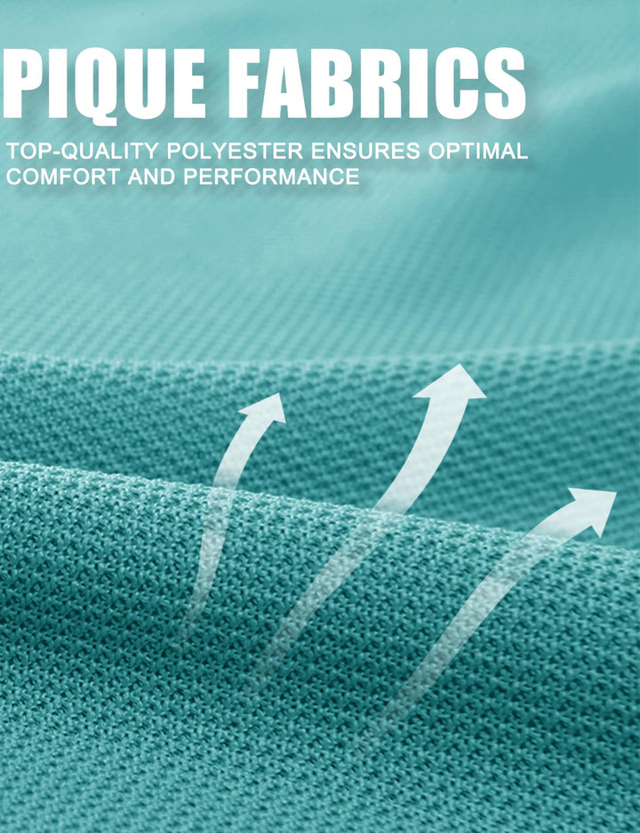 MAGCOMSEN Short Sleeve T Shirts for Men Polo Shirts for Men Golf Polos for Men Fall Shirts Mens Fishing Shirts Work Shirts Casual Quick Dry Golf Polo Shirts for Men