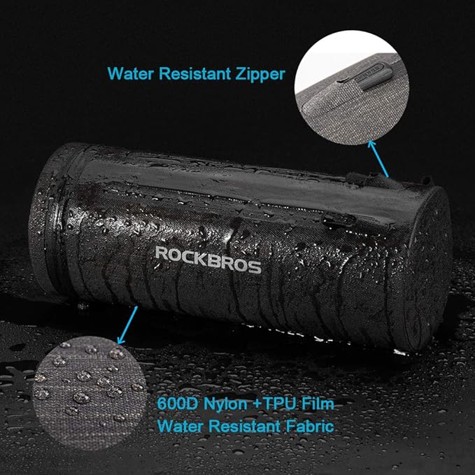 ROCKBROS Bike Handlebar Bag Bike Bag Front Frame Storage Bag Commuter Shoulder Bag Waterproof Large-Capacity Front Pack for Road Bike, MTB Mountain Bike