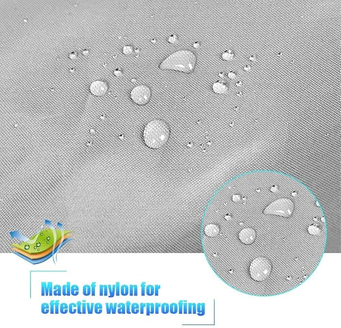 7.8-18ft Waterproof Kayak Canoe Cover-Storage Dust Cover UV Protection Sunblock Shield for Fishing Boat/Kayak/Canoe 7 Sizes [Choose Color] (Silver(Upgraded), Suitable for 13.8-15ft Kayak)