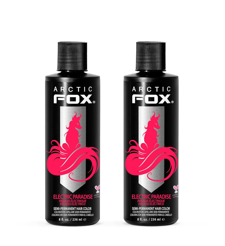 ARCTIC FOX Vegan Semi-Permanent Hair Color Dye | AURORA KISS 5.6 Fl Oz (2-Pack)