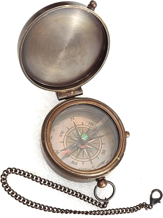 Inspirational Gift Compass - God My Lord Guide Me - Uplifting Baptism Gift, Graduation Gift, Birthday, Confirmation Gift for Men Women Boys Girls Teenage Kids