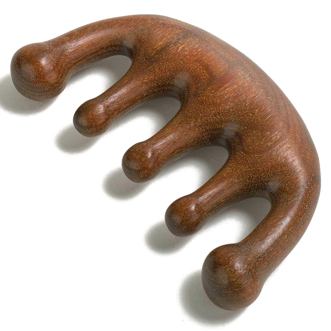 Moreinday Wooden Comb, Wooden Scalp Massager for Scalp Gua Sha Massage, Loc Comb for Sisterlocks