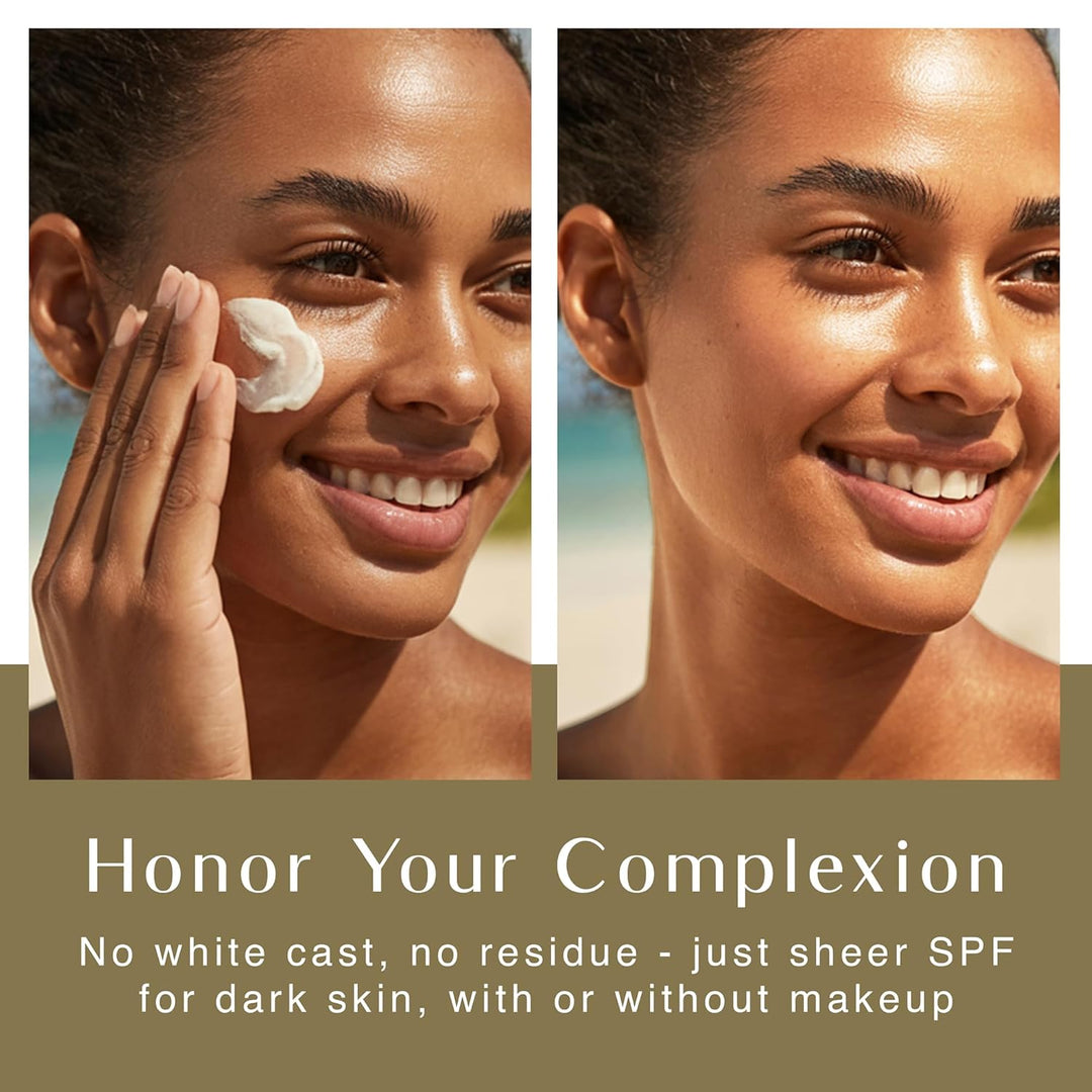 Moisturizing Sunscreen Lotion SPF 30 | No White Residue | For Melanin-Rich Skin