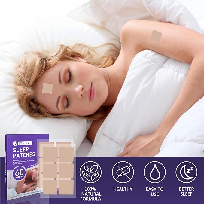 Sleep Patches, Sleep Patch for Adults, Premium Ingredients Upgraded 60 Patches Set, Easy to Apply and Comfortable