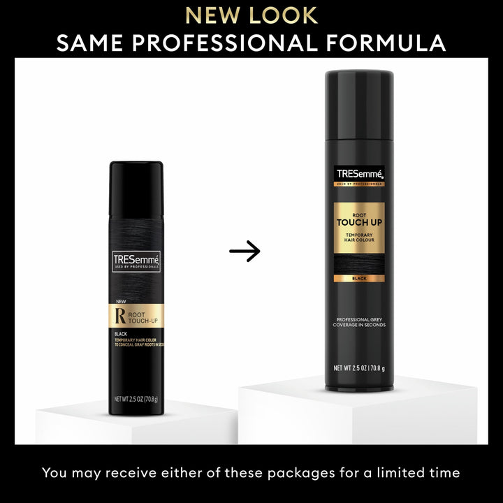 TRESemmé Root Touch-Up Temporary Black Hair Hair Color Touch-Up Spray, Ammonia-free, Peroxide-free Root Cover-Up Spray 2.5 oz
