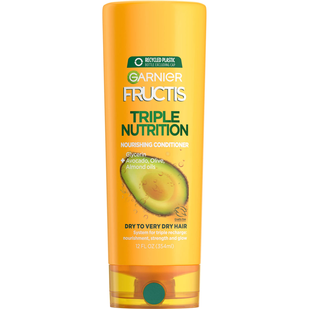Garnier Fructis Triple Nutrition Conditioner, Dry to Very Dry Hair, 12 fl. oz.
