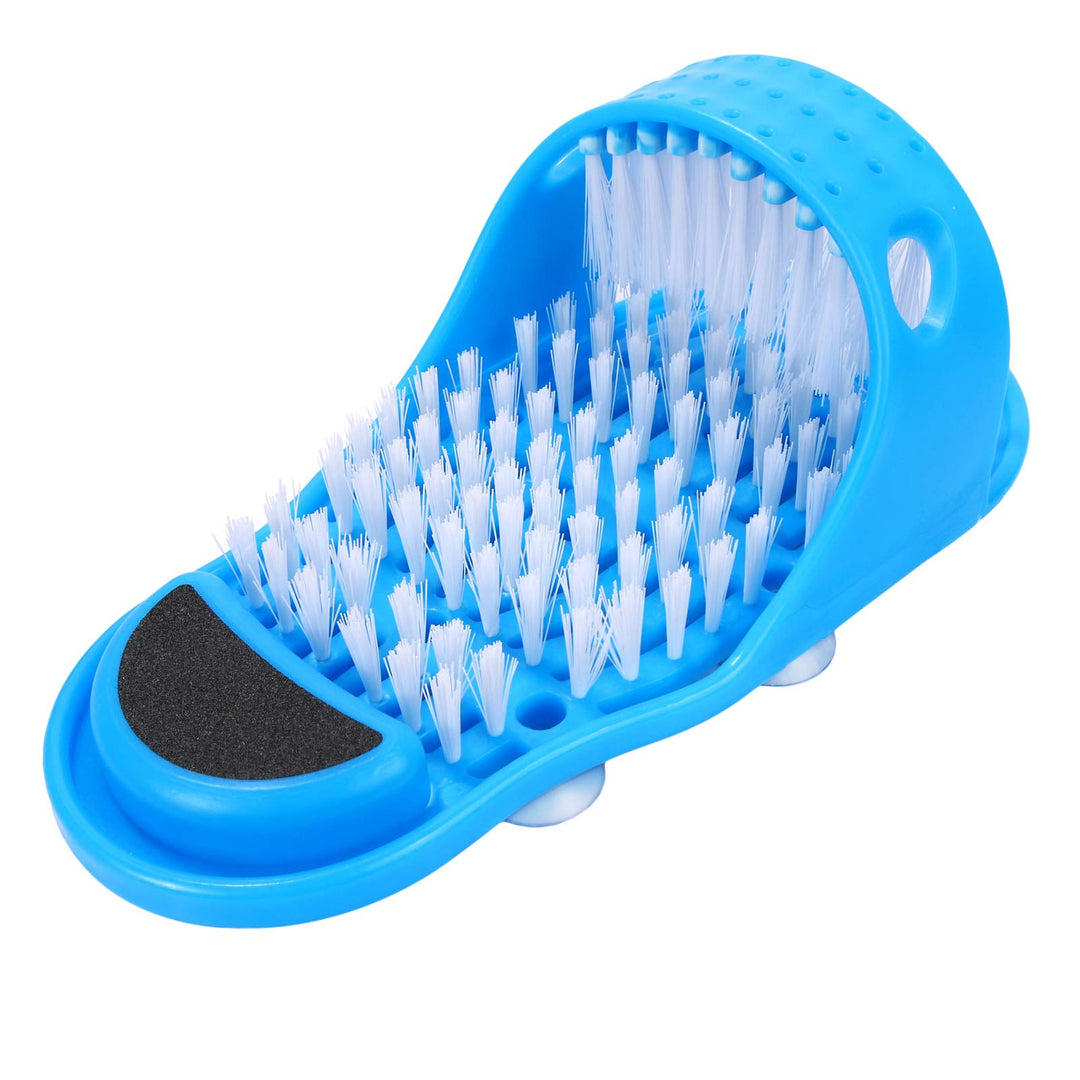 EVERMARKET Simple Feet Cleaner, Magic Foot Scrubber,Exfoliating Easy Feet Cleaning Brush,Feet Washer Foot Shower Spa Massager Slippers for Unisex Adults