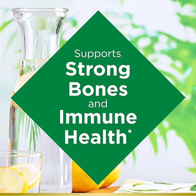 Nature's Bounty Vitamin D, Supports Immune Health & Bone Health, 2000IU Vitamin D3, 150 Softgels