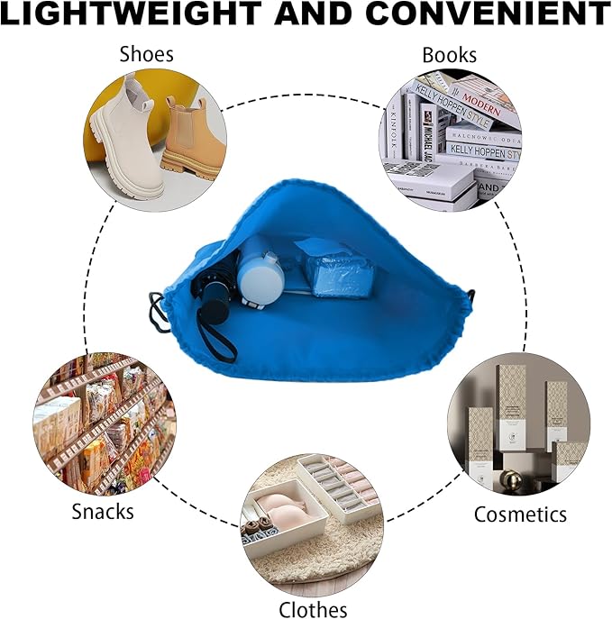 GoodtoU Drawstring Bags, Nylon Backpacks - Drawstring Gym Bags for Sport, Traveling, Team (10 Colors, 20Pcs)