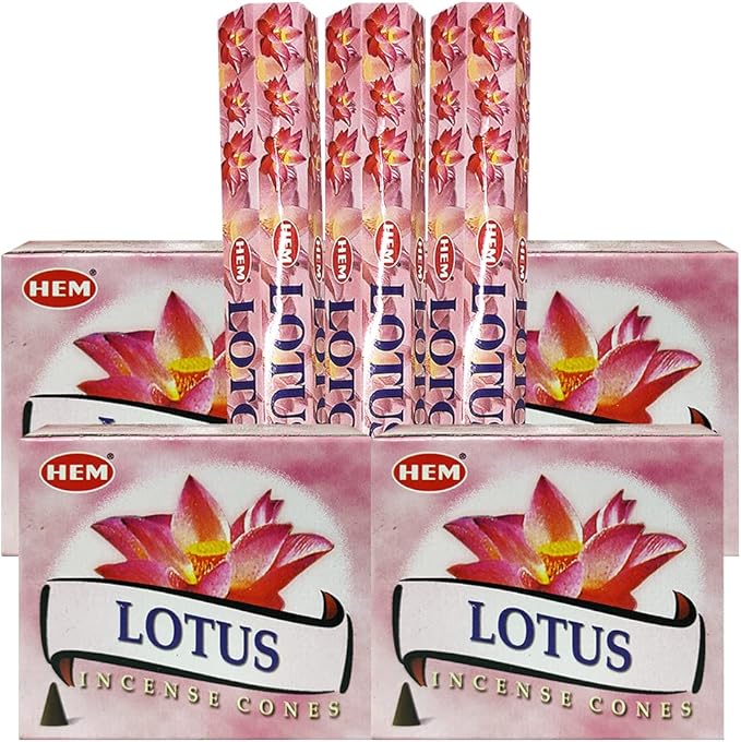 Lotus Incense Sticks and Cone Incense Holder Variety Pack Bundle insence insense insienso