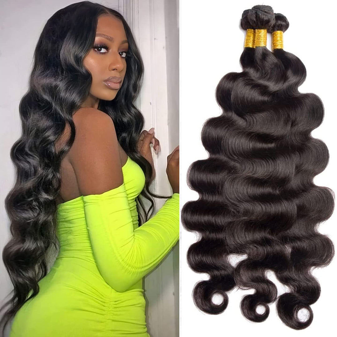 Releek 12A Body Wave Bundles Human Hair 22 24 26 Inch 3 Bundles Human Hair Bundles Brazilian Body Wave 100% Unprocessed Virgin W