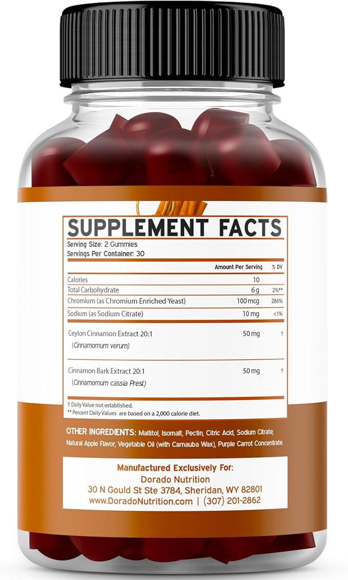 Ceylon Cinnamon Capsules (60 Count) Apple Cider Vinegar Cinnamon, Turmeric, Berberine & Ginseng for Digestion Overall Wellness Support - Ceylon Supplements - Vegan Capsules & USA Made