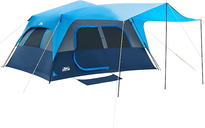 4/6/8 Person Instant Cabin Tent, Easy 60 Second Setup Family Tents for Camping, Pop up Camping Tent, Large Waterproof Tents for Outdoor Camping, Spacious Interior, Upgraded Ventilation