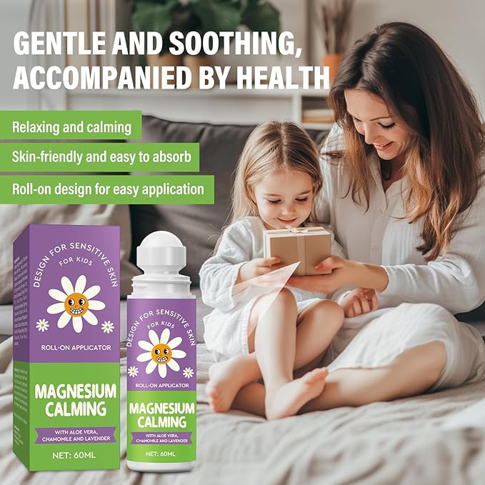 Magnesium Lotion for Kids Sleep, Bedtime Kids Magnesium Cream,Relaxation Formula for Children