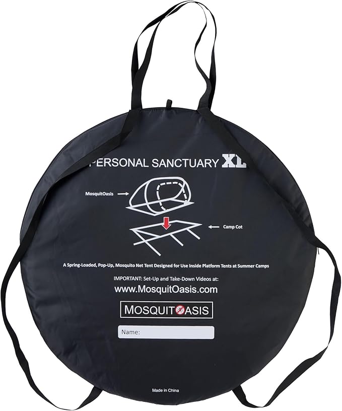 Bigger, but just as Cool MosquitOasis XL Pop-Up Mosquito Net Tent for Summer Camps and Camping 80 inches Long