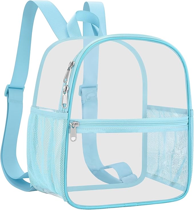 USPECLARE Clear Backpack Stadium Approved 12X11x6, Waterproof Clear Bag Stadium Backpack for Concert Work Sport Event