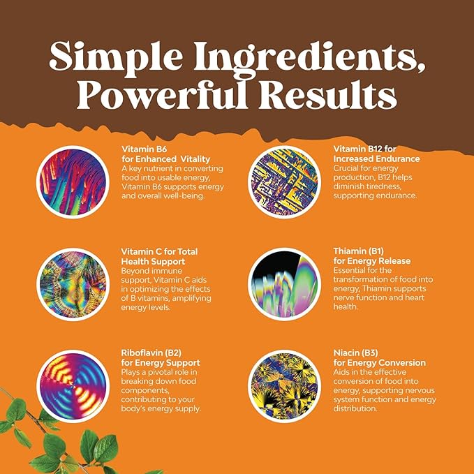 Vegan Vitamin B Complex Liquid - 9-in-1 Liquid B Complex Vitamins for Women & Men with B1 B2 B3 B5 B6 B7 Folate Methyl B12 Plus Vitamin C - Super Concentrated Non GMO & Naturally Flavored (120svg)