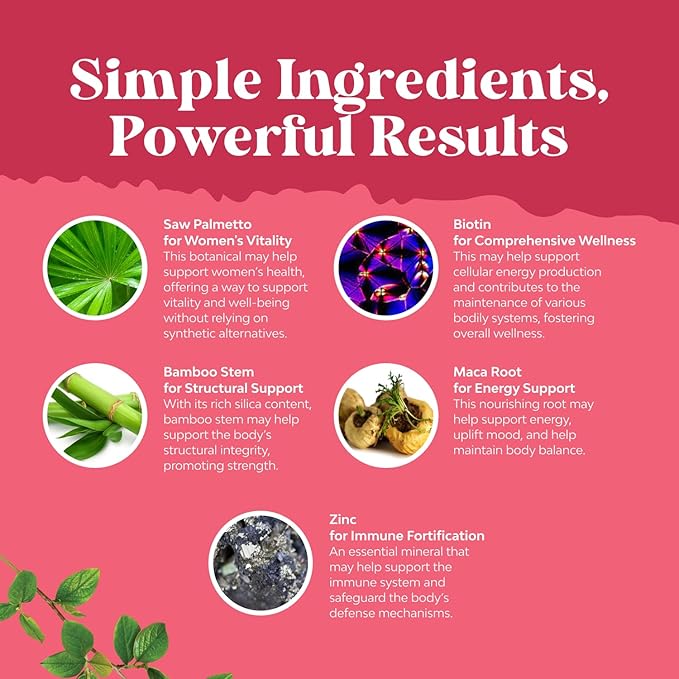 Extra Strength Saw Palmetto for Women - DHT Blocker Restoring Hair Vitamins for Hair Health - 500mg Pure Saw Palmetto Capsules with Maca Root & Biotin for Stronger Healthier Looking Hair 180 Capsules