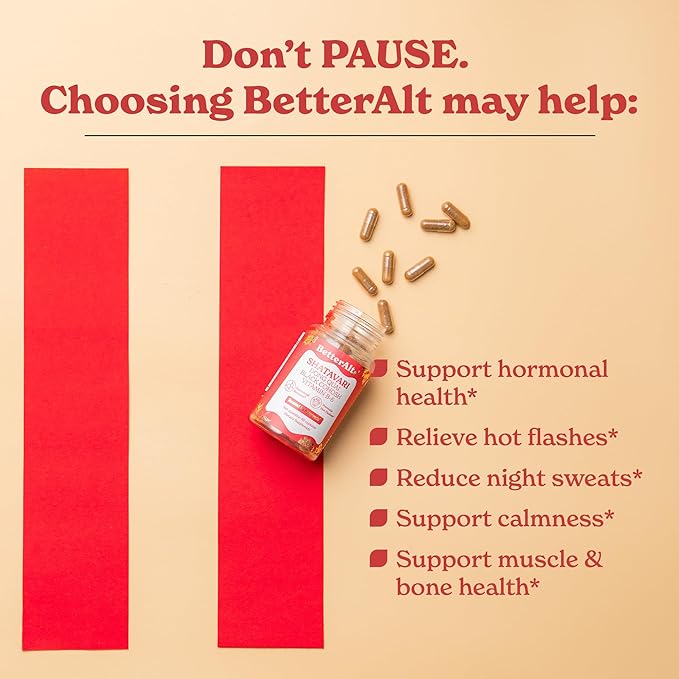 Shatavari Capsules | with Dong Quai & Black Cohosh | Helps with Meno Support | Supplement for Women | 1-Month Pack