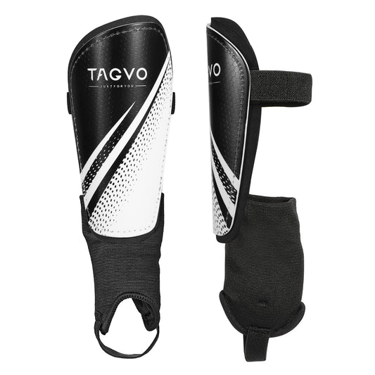 TAGVO Soccer Shin Guards for Kids Youth - Protective Soccer Equipment for Boys Girls - Adults Men Women Soccer Shin Guards - Soccer Shin Pads for Kids 3-16 Years Old Girls Boys, High Impact Resistant
