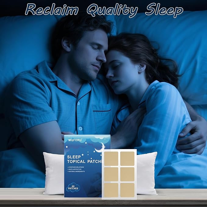 vyaji 60 Patches Sleep Patches for Adults - Natural Plant Formula Sleeping Patch for Enjoy Deep Sleep - Easy to Apply Sleep Aids - Eliminate Groggy & Wake Up Refreshed