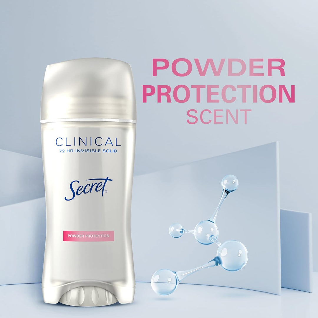 Secret Clinical Strength Antiperspirant | 72Hr Sweat & Odor Protection | For Women