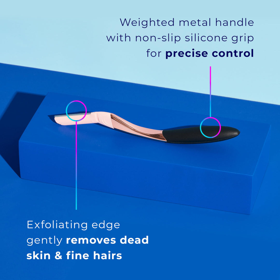 Schick Hydro Silk Dermaplaning Wand Refill Blades, 3ct Dermaplane Microblades for Face