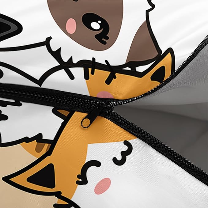 AILONEN Kids Floral Cat Camping Sleeping Bags,Lightweight & Waterproof,3 Season Warm & Cool Weather,Kawaii Kitten Sleeping Bags for Girls Adults,Travelling,Outdoors