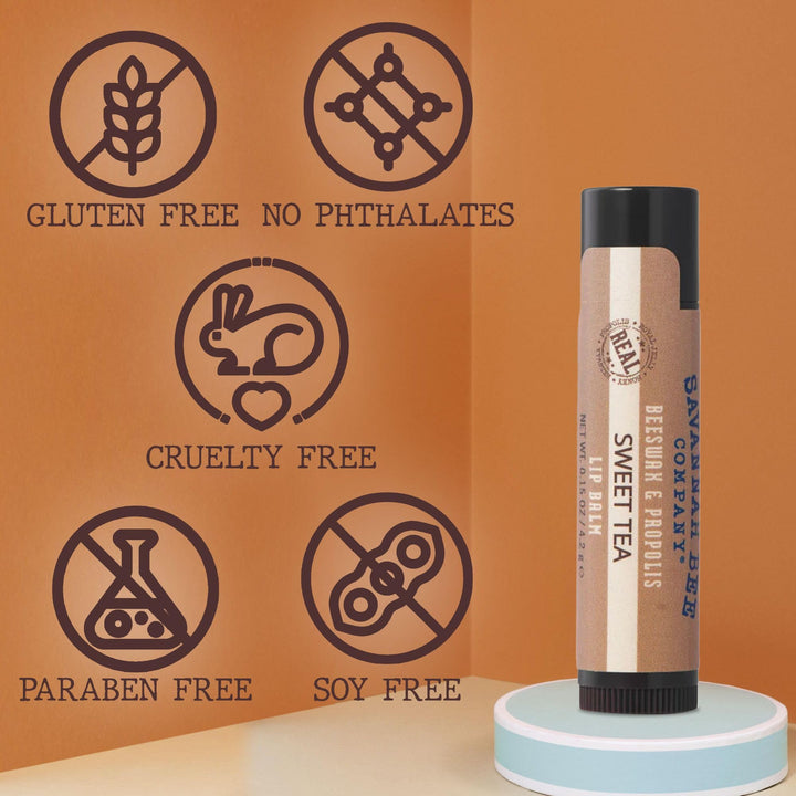 Savannah Bee Co, Lip Balm Sweet Tea, 0.15 Ounce