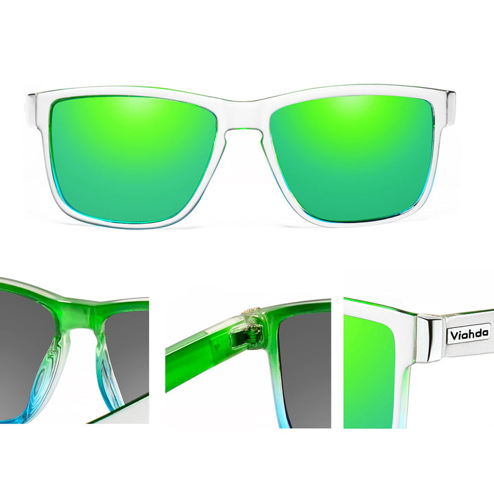 VIAHDA Polarized Sports Sunglasses for Man Cycling Running Fishing Golf Sun glasses Women HD6009