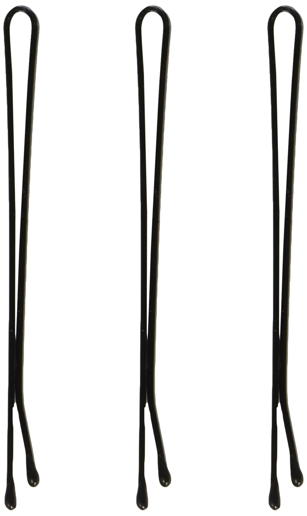 Diane 2.5” Large Black Bobby Pins for Women, Girls, Hairdressing, Salon, Hair Pins with Ball Tips for Securing Updos, Flyaways, 1lb Pack, (Approximately 250 Pins)