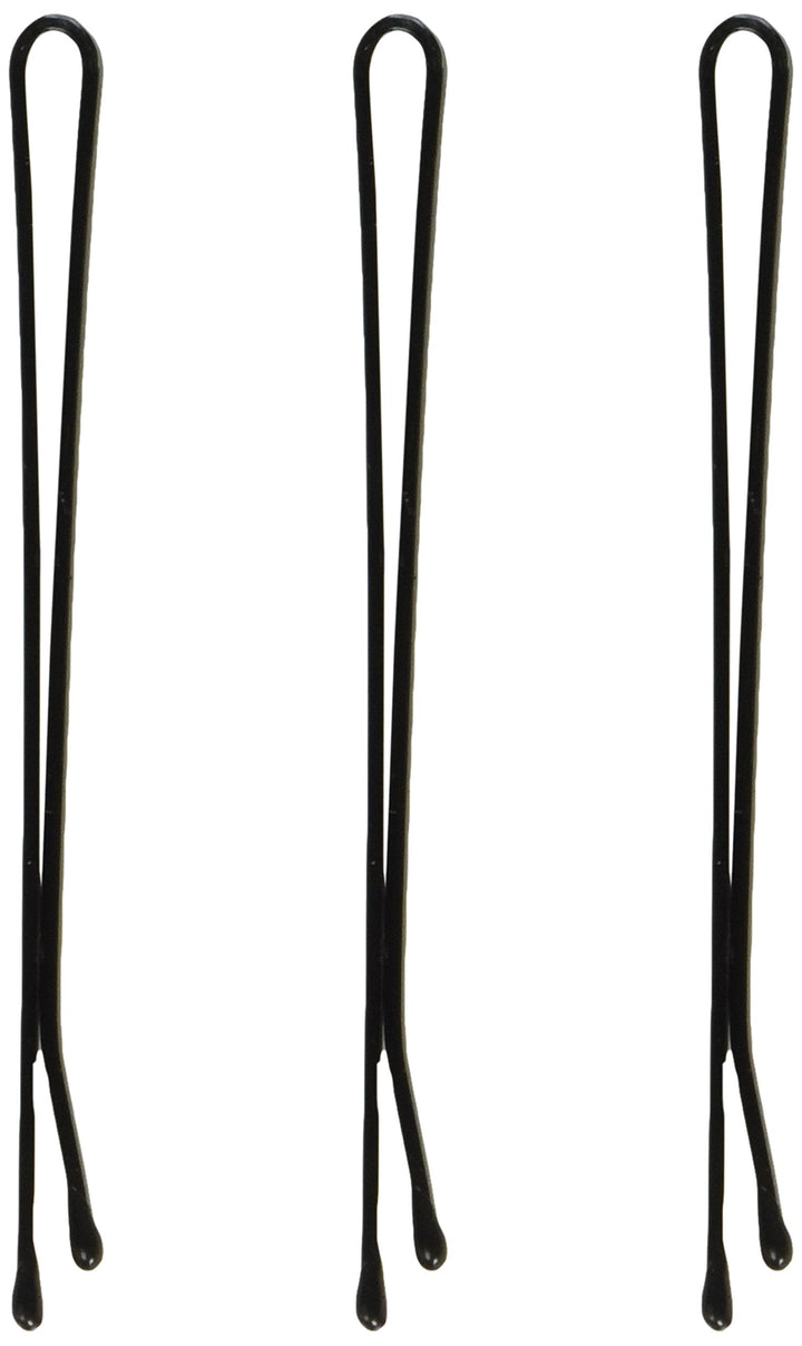 Diane 2.5” Large Black Bobby Pins for Women, Girls, Hairdressing, Salon, Hair Pins with Ball Tips for Securing Updos, Flyaways, 1lb Pack, (Approximately 250 Pins)