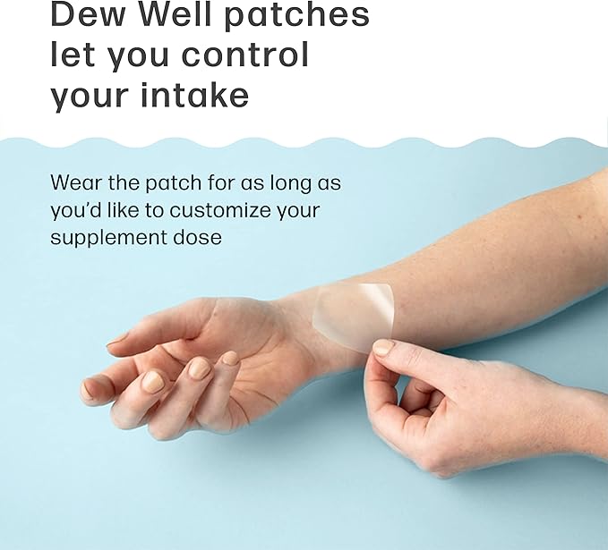 6 Pack Snooze Melatonin Sleep Patches – Wearable, No Latex, Easy to Use – Supports Natural Sleep